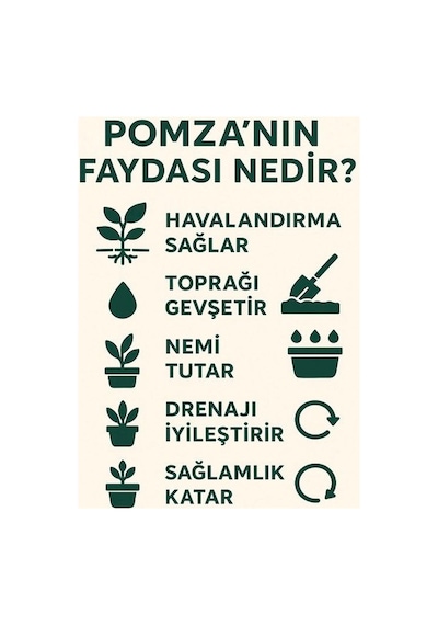 Hüskon Ticaret Plant Home 5 Litre Kırmızı Pomza Taşı 5-15 Mm Volkanik Cürüf Özellikli Ürün 5 L