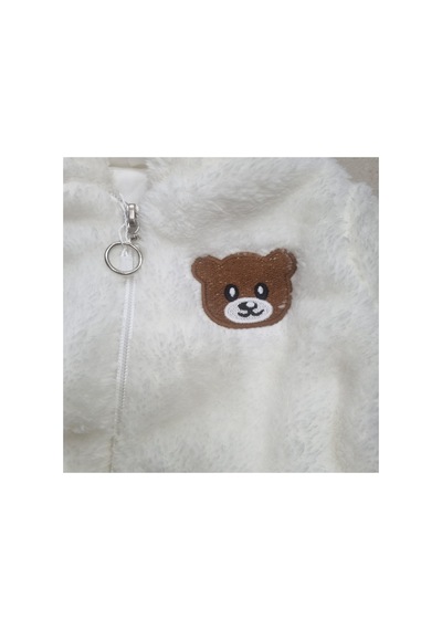 Uğur Bebe Krem Renk Astarlı Unisex Peluş Kapüşonlu Ayıcık Nakışlı Bebek Hırkası Yumuşacık Ve Sıcak Tutar Krem Krem Uğur Bebe Krem Renk Astarlı Unisex Peluş Kapüşonlu Ayıcık Nakışlı Bebek Hırkası Yumuşacık Ve Sıcak Tutar Krem Krem