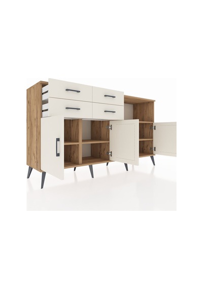 Kronos Konsol 4 Raflı 4 Çekmeceli 4 Kapaklı 176x59x99 Çam-aytaşı Çam-aytaşı Kronos Konsol 4 Raflı 4 Çekmeceli 4 Kapaklı 176x59x99 Çam-aytaşı Çam-aytaşı