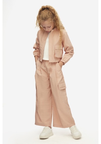 Xo Kids Kız Çocuk Gömlek 8-14 Yaş 38301 Pudra