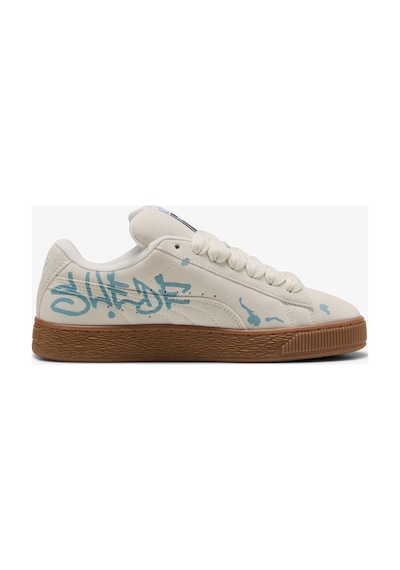 Puma Suede Xl Splatters Unisex Gri Spor Ayakkabı 01-gri 01-gri