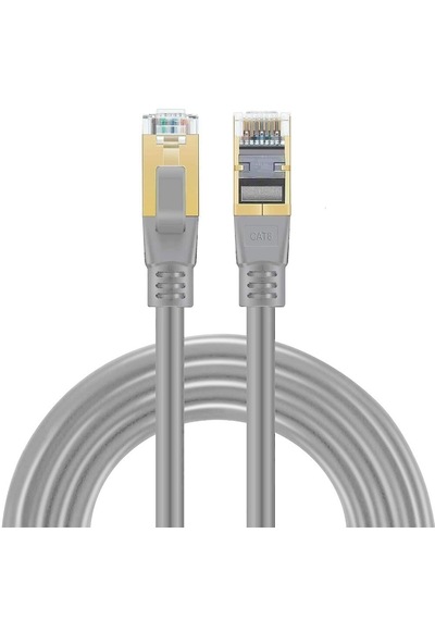 Inca 10metre Cat8 S/ftp Icat8-10g Gri Patch Kablo