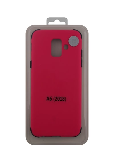 Nettech Samsung Galaxy A600 A6 2018 Uyumlu Arka Koruma Arka Koruma Kılıf - Kırmızı Kirmizi
