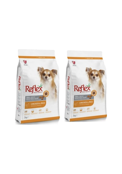 Reflex Tavuklu ve Pirinçli Küçük Irk Yetişkin Köpek Maması 2 x 3 KG Reflex Tavuklu ve Pirinçli Küçük Irk Yetişkin Köpek Maması 2 x 3 KG