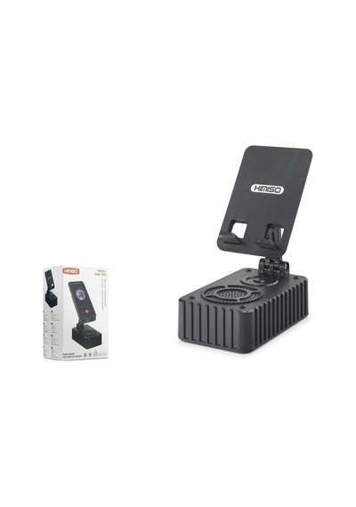 Kımıso Kmsz513 Ayarlanabilir Bluetooth Hoparlörlü Telefon Standı Siyah