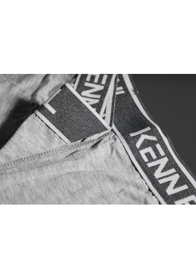 Kenn Paul S- 6xl Gri Düz Pamuklu Lüks Boxer Yumuşak Büyük Beden Çok Renkli