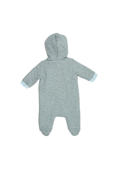 Mammaramma Winter Collection Dışı İçi Pamuklu Dolgulu Kışlık Astronot Tulum Kozmonot Tulum 6-9 Ay Gri Diğer