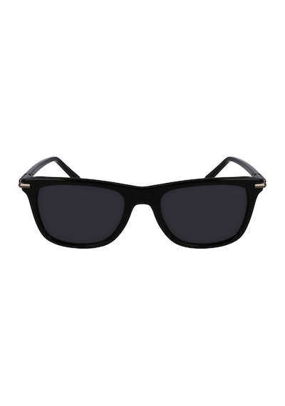 Salvatore Ferragamo Sf 2028s 001 54 Unisex Dikdörtgen Siyah Kemik Güneş Gözlüğü Siyah