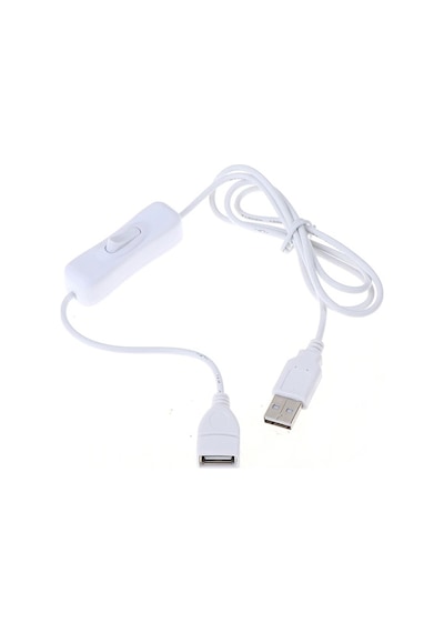 5223 Usb Dişi Erkek On Off Açma Kapama Anahtarlı Uzatma Kablosu 1