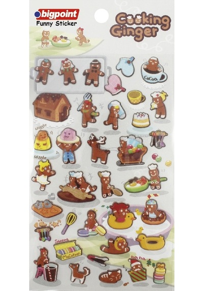 Bigpoint Sticker Zencefilli Kurabiye X 15 Adet