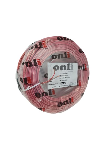 Onli 2X1.50Mm Hoparlör Kablosu 100Metre Şeffaf