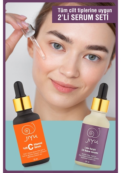 Jiyu 2'Li Cilt Serum Seti 2x30 ml.