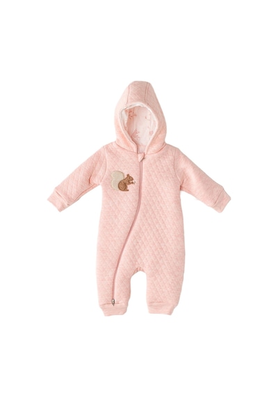 Andywawa Kız Bebek Sincap Kabatmalı Pembe Kozmonot Tulum Ac23324 001