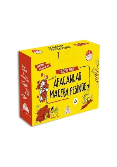 Afacanlar Macera Peşinde Seti - 10 Kitap Takım - Yasemin Aykol - Nesil Çocuk Yayınları