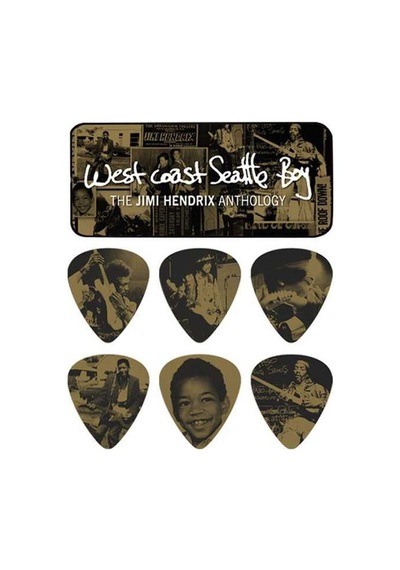 Jim Dunlop Jimi Hendrix West Coast 6lı Pena Seti Heavy