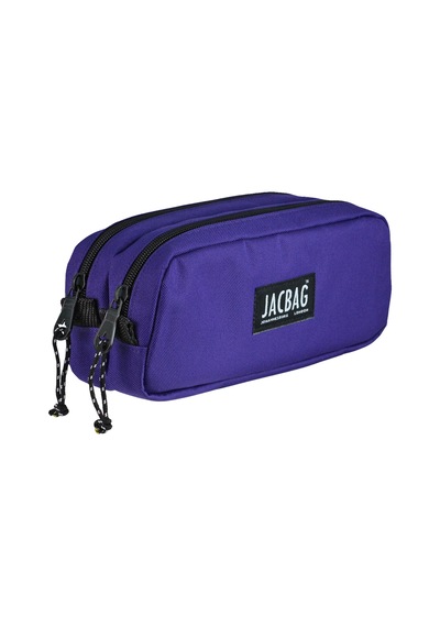 Jacbag Dual Pouch-iki Bölmeli Kalem Kutusu Dual Pouch-mor renkli