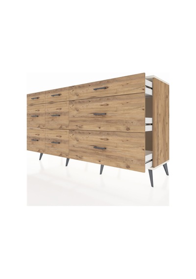 Kronos Konsol 9 Çekmeceli 176x59x99 Çam-aytaşı/çam Aytası/atlas Çam - Atlas Çam Kronos Konsol 9 Çekmeceli 176x59x99 Çam-aytaşı/çam Aytası/atlas Çam - Atlas Çam