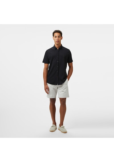 Nautica Erkek Siyah Classic Fit Gömlek Düz W55416t Siyah