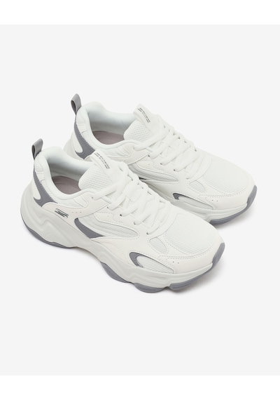 Skechers Bobs Dıego Kadın Beyaz Sneakers 117685 Wht Beyaz
