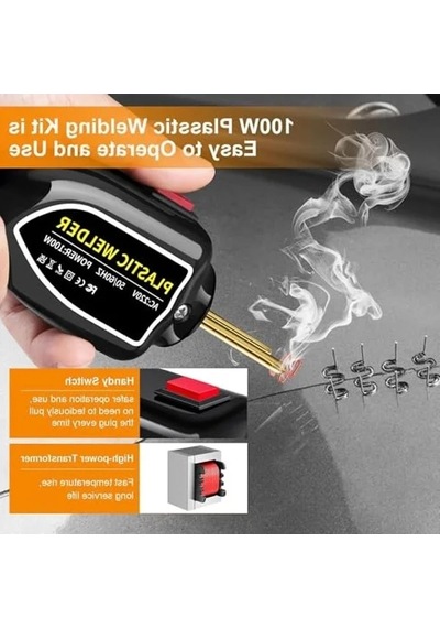 Çantalı Plastik Kaynak Makinesi, 100w Güç İle 600 Uçlu, Led Işıklı