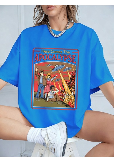 Noıssey Urban Pop Graphic Kadın Tişört Koleksiyonukod 5579 Bebe Mavi Noıssey Urban Pop Graphic Kadın Tişört Koleksiyonukod 5579 Bebe Mavi