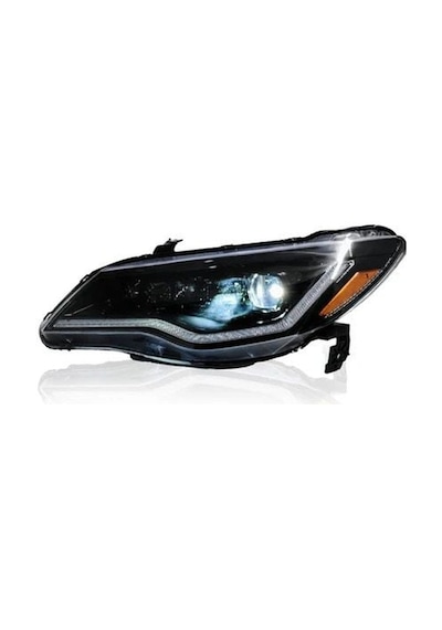 Autogp Honda Civic Fd6 Ön Far Lambası Ledli Diamond Model 3 Lens 2006 / 2011 1 Adet