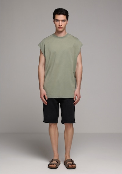 Colin's Colins Oversize Fit Erkek Yeşil Atlet Cl1080568 Q1.v2 Sag Sage