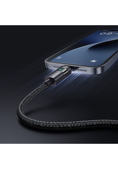 Mcdodo Ca-6570 36w Typec Lightning Apple Uyumlu iPhone Şarj Kablo Siyah