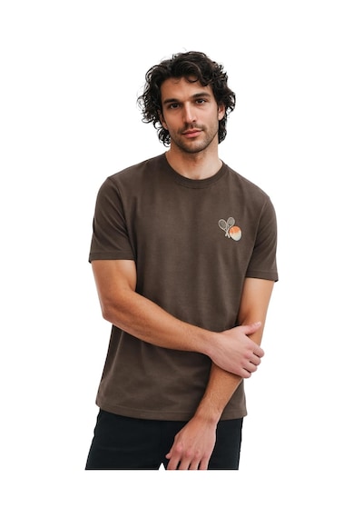 Arma Ar-ma Erkek Bisiklet Yaka Tişört Resim Baskili Örme Kumaş Regular Fit %100 Pamuk 30/2 Süprem Y31344448302 Kahverengi-k1 Arma Ar-ma Erkek Bisiklet Yaka Tişört Resim Baskili Örme Kumaş Regular Fit %100 Pamuk 30/2 Süprem Y31344448302 Kahverengi-k1