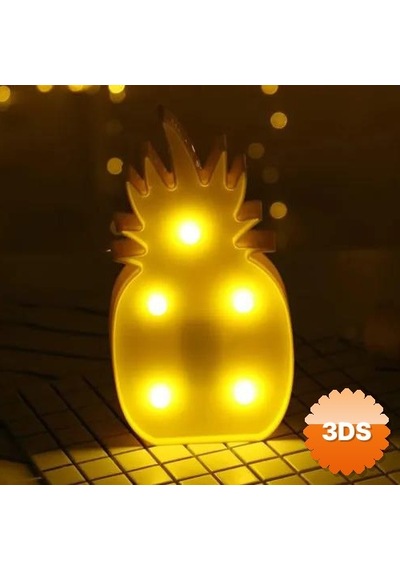 Ananas Led Gece Lambası Tropikal Enerjiyi Mekanınıza Taşıyın