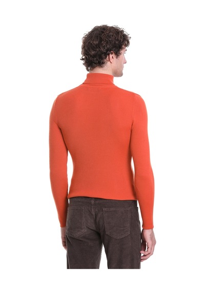 Hatemoğlu Turuncu Slim Fit Fitilli Balıkçı Yaka Yünlü Triko Kazak 34232023 Turuncu Hatemoğlu Turuncu Slim Fit Fitilli Balıkçı Yaka Yünlü Triko Kazak 34232023 Turuncu