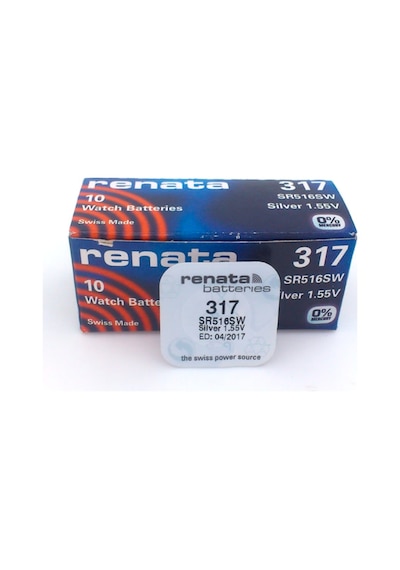 Renata 317 SR516SW 1.55V Saat Pili 10'lu