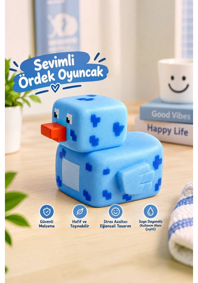 Karakter Tasarım Plastik Ördek Jeep Ördek- Rubber Ördek - Minecraft Ördek Diğer