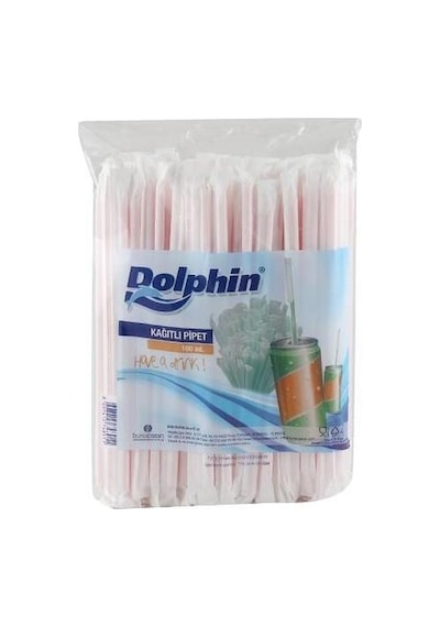 Dolphin 100 Lü Kağıtlı Pipet