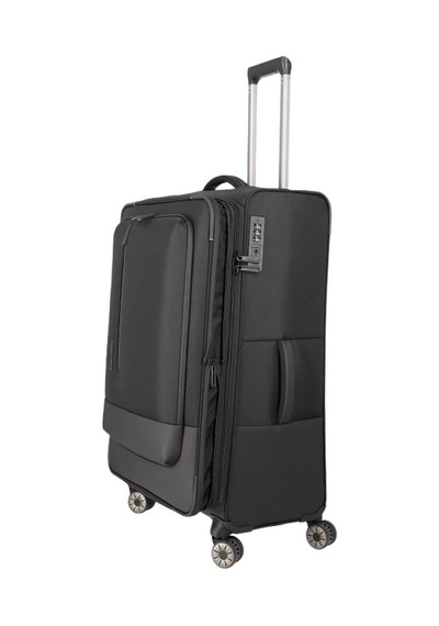 Travelite Crosslite 5.0 4w Trolley L Körüklü Büyük Boy Valiz Siyah
