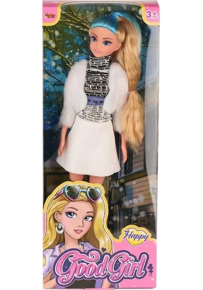 Mey İthalat Wg-115521 Ceketli Çizmeli Renkli Saçlı Bebek 29 Cm -vardem Oyuncak