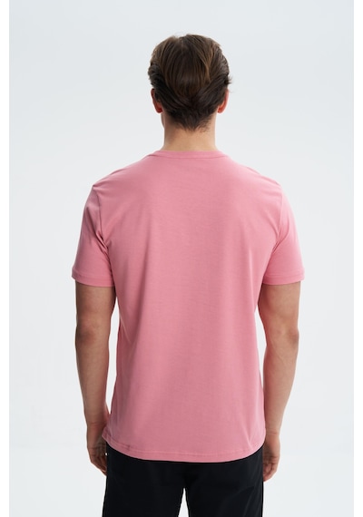 AR-MA Arma Erkek Regular Fit Bisiklet Yaka Tişört Y27344406701 Pembe