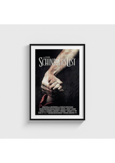 Schindler S List 1993 Film Posteri Tablo Çerçeveli Poster Duvar Dekorasyonu Siyah Çerçeveli Tablo Siyah Çerçeveli Tablo Dn11d339sıyah