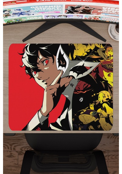 Persona 5 Kaymaz Dikişli Kauçuk Oyuncu Mousepad V1 - 48x40 Xl Gaming Mouse Pad Fare Altlığı