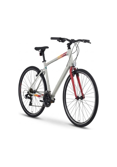 Carraro Sportive 321 V Fren 21 Vites 28 Jant Şehir Bisikleti Mat Gri Kırmızı Turuncu 40 Kadro