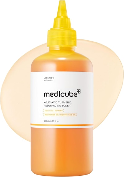 Medıcube Kojic Acid Turmeric Smoothing Toner 250 Ml Kojik Asit Zerdeçal Niasinamid Glikolik Asit Tonik Kbeautyflashsale