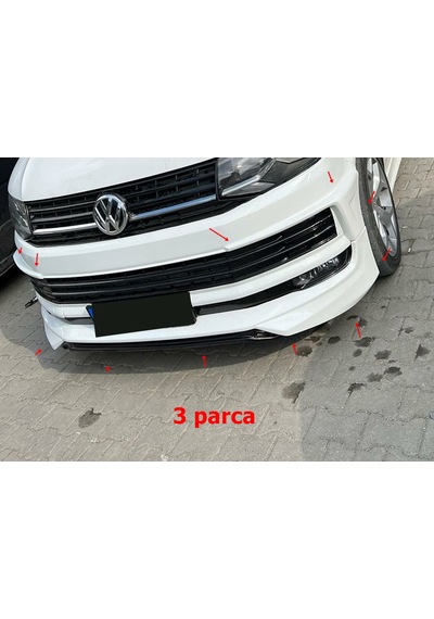 Transporter T7 Ön Tampon Eki 3 Parça - Plastik - Boyasız Ürün
