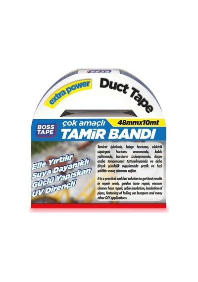 Kanal Tamir Bandi, 10 Metre Uzunluk X 48 Mm Kalinlik, Siyah
