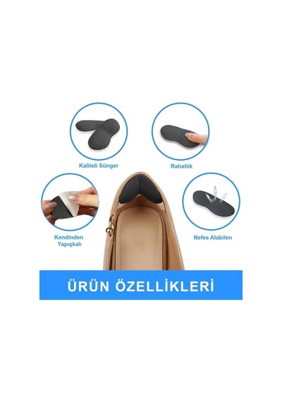 Active Team Topuk Vurma Önleyici Topuk Koruma Numara Küçültme Pedi