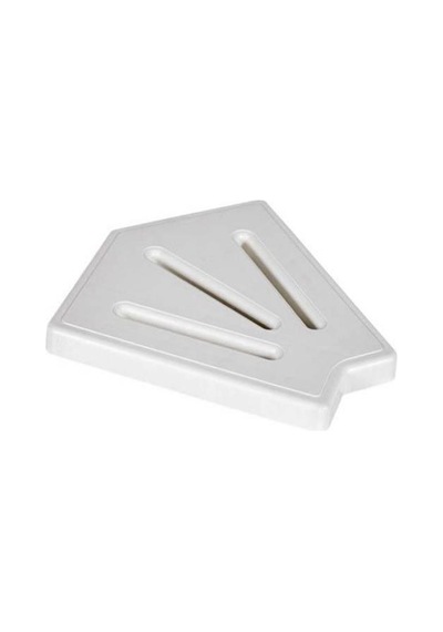 Gemaş Havuz Taşma Izgarası Köşe Parçası Plastik 25 cm