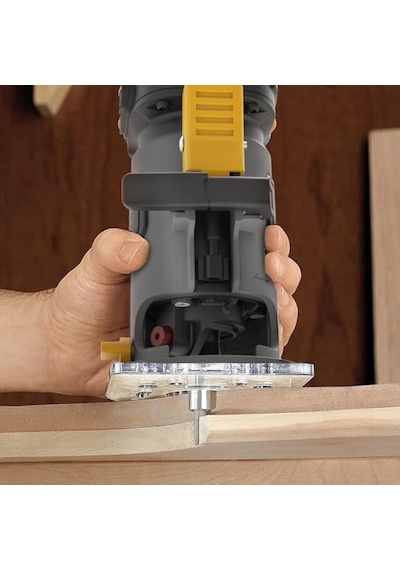 Dx82b 18volt Şarjlı Kömürsüz 6mm Devir Ayarlı Profesyonel Avuç İçi El Frezesi Formika Tıraşlama Akü Dahil D