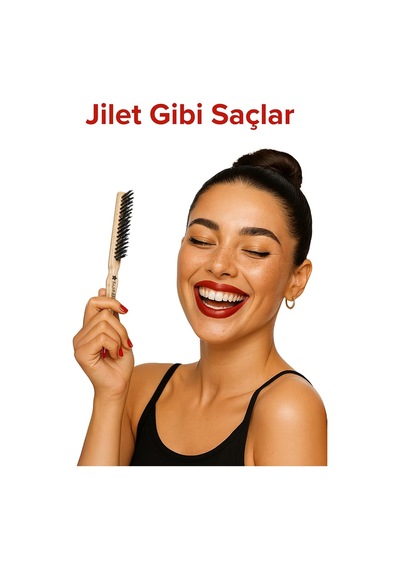 Tr Professional 0,31t Kırmızı Uçlu Topuz Fırçası Genel