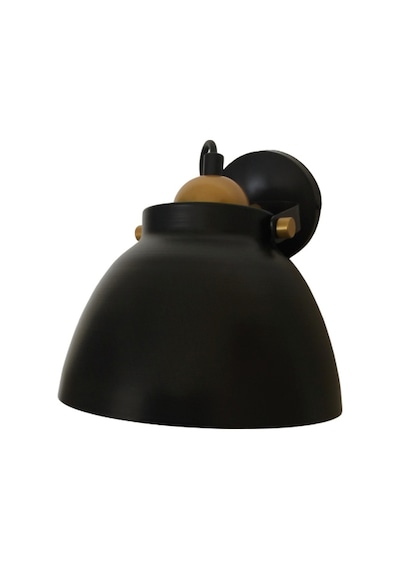 Mylights Retro Hareketli Aplik Siyah Içi Sarı 23 Cm Sarı