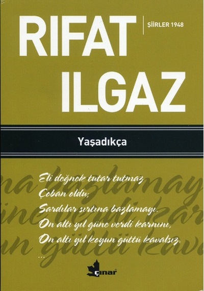 Yaşadıkça - Rıfat Ilgaz - Çınar Yayınları