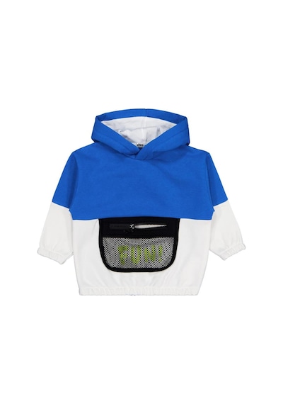Civil Boys Fun Baskılı 2-5 Yaş Sweatshirt Saks Mavisi